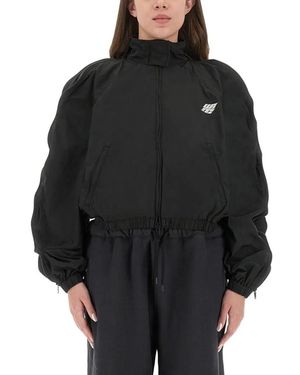 Alexander Wang Cropped Puffer Jacket - Schwarz