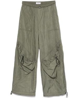 The Attico Trousers With Drawstring Waistband - Grün
