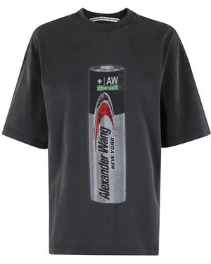 Alexander Wang Graphic Short Sleeve Tee - Schwarz