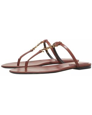 Saint Laurent Sandalen - Bruin