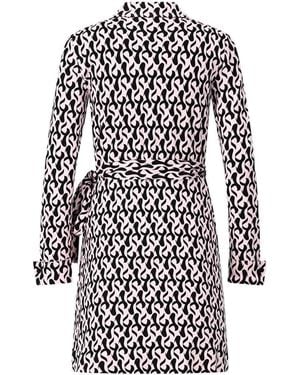 Diane von Furstenberg Midi-Kleid Mit Muster - Schwarz