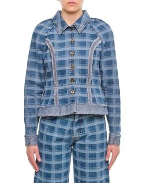 Molly Goddard Alfie Denim Jacket - Blau