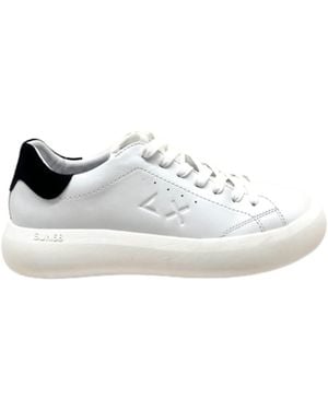 Sun 68 Low-Top Sneaker - Weiß