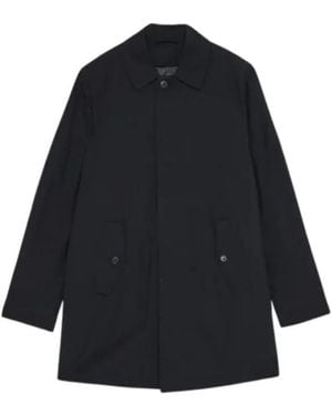 Baracuta Shirt-Style Collar Jacket - Blau