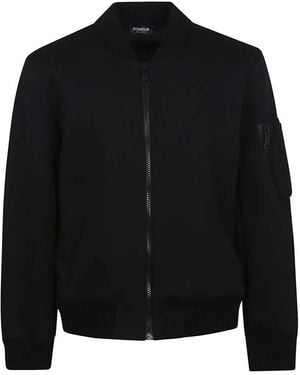 Dondup Neoprene Bomber Jacket - Schwarz