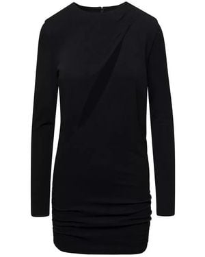 Versace Fitted Minidress With Cut-Out Detail - Blau