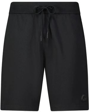 Moose Knuckles Shorts Mit Dezentem Logo-Patch - Schwarz