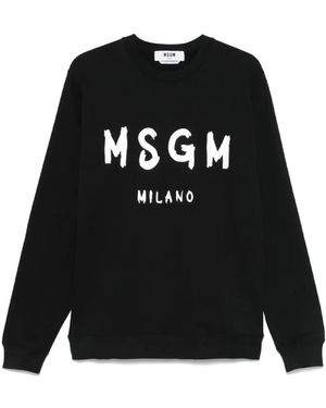 MSGM Felpa Divers - Schwarz