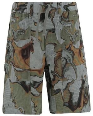 Woolrich Camouflage Short Trousers - Grün