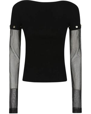 Max Mara Fitted Top - Schwarz