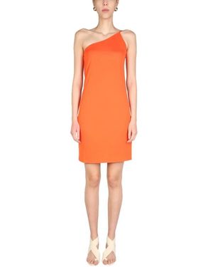 DSquared² One-Shoulder Dress - Orange