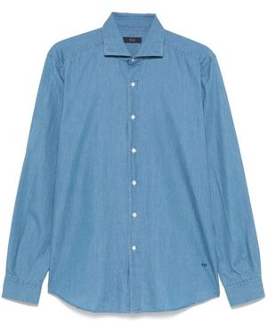 Fay Classic Shirt - Blau