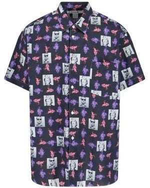 Comme des Garçons Warhol Shirt - Blau