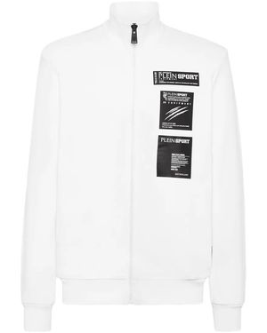 Philipp Plein Sweatjacke Scratch - Weiß