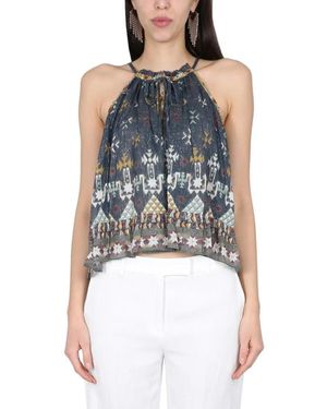 Isabel Marant Fabino Top - Blau