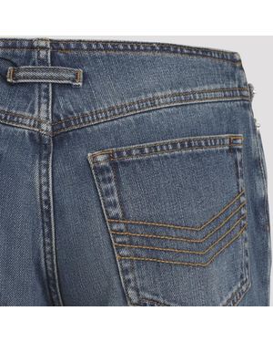 Jean Paul Gaultier Front Zipped Vintage Denim - Blau