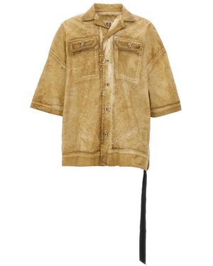 Rick Owens 'Magnum Tommy' Shirt - Gelb