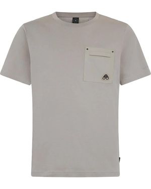 Moose Knuckles Dalon Tee Dusk - Grau