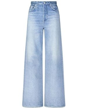 Rag & Bone Weite Hose Sofie Im Denim-Look - Blau