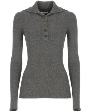 Brunello Cucinelli Cashmere Blend Sweater - Grau