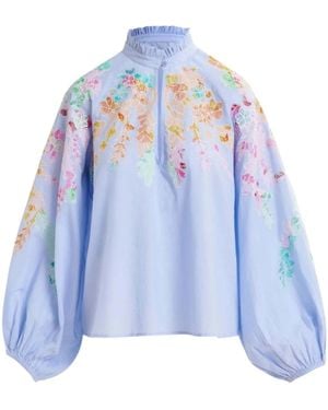 Essentiel Antwerp Tops Blauw Hitrus