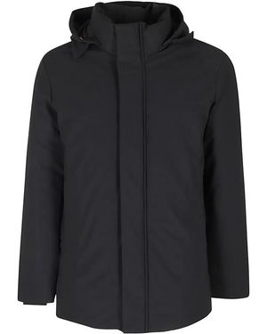 Save The Duck Pteris Feather Hooded Parka - Schwarz