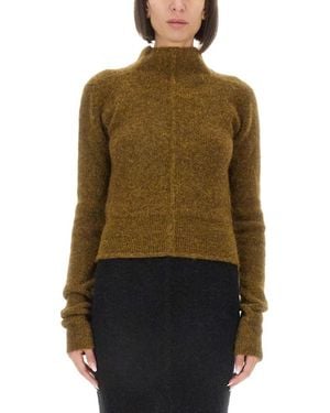 Rick Owens Turtleneck Shirt - Grün