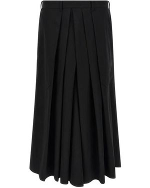 Yohji Yamamoto Hakama' Pants - Schwarz