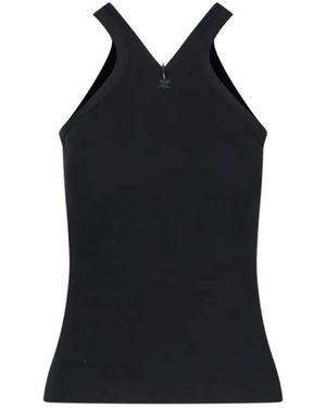 Courreges Logo Top - Schwarz