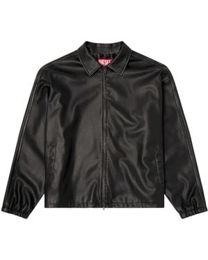 DIESEL J-Ake Jacke Mit Einsätzen - Schwarz