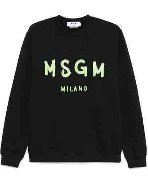 MSGM Felpa Divers - Schwarz