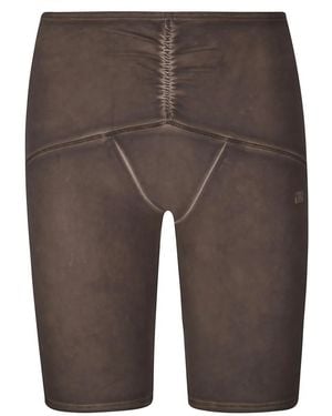 KNWLS Low Waisted Over Dyed Jersey Shorts - Grau