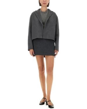 Theory Cropped Jacket - Schwarz
