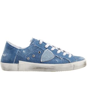 Philippe Model Low-Top Sneakers - Blauw
