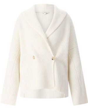 Vince Strickjacke Aus Wolle - Weiß