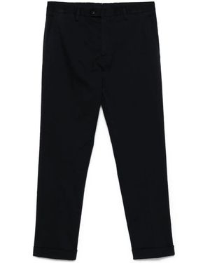 Drumohr Tapered Trousers With Concealed Fly - Blau
