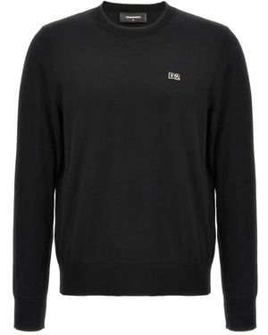 DSquared² 'Crewneck' Sweater - Schwarz