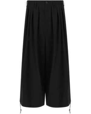 Yohji Yamamoto Thin Ballon' Pants - Schwarz