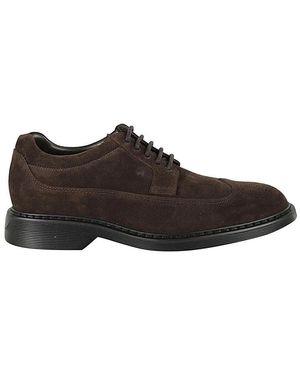 Hogan H567 Derby Dovetail Moccasin - Braun