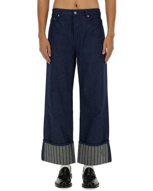 Jacquemus De-Nîmes Wide Denim Jeans - Blau