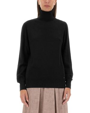 Kiton Oversized Cashmere Sweater - Schwarz