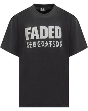 44 Label Group Faded Gen Tee - Schwarz