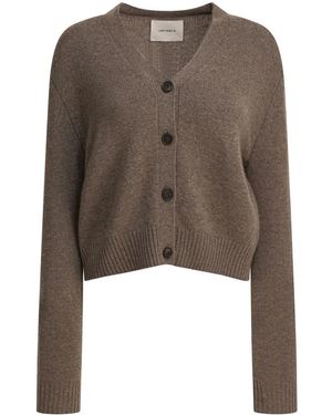Lisa Yang Cropped Cashmere Cardigan With V-Neckline - Braun