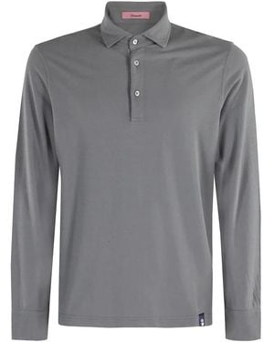 Drumohr Ml Ice Polo Shirt - Grau