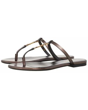 Saint Laurent Sandalen - Bruin