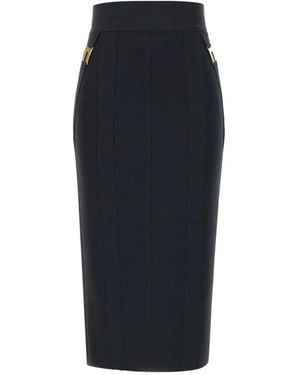 Elisabetta Franchi High-Waisted Skirt - Blau