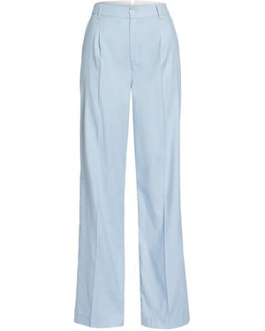 MARC AUREL Bundfaltenhose - Blau