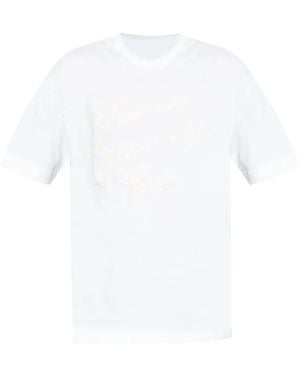 Givenchy Lightweight Jersey T-Shirt With Embroidered Logo - Weiß