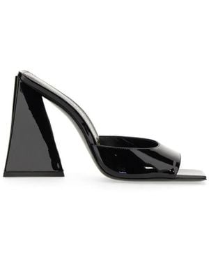 The Attico Slipper & Pantoletten - Schwarz