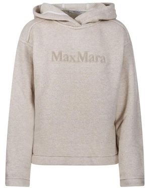 Max Mara Pure Gary Hoodie Sweatshirt - Weiß